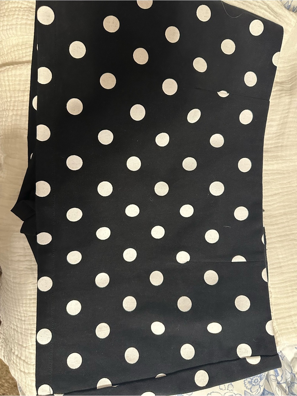 Edikted Black and White Polka Dot Mini Skirt